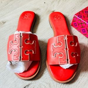 Brand new Tory Burch red sandals